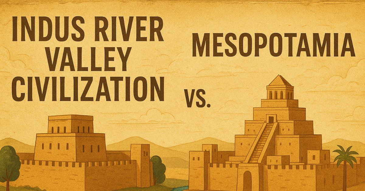 Indus River Valley Civilization vs. Mesopotamia